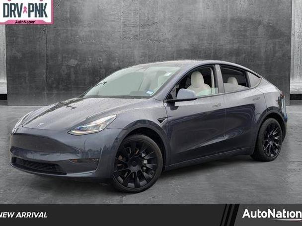 TESLA MODEL Y 2020 5YJYGDEE1LF057601 image